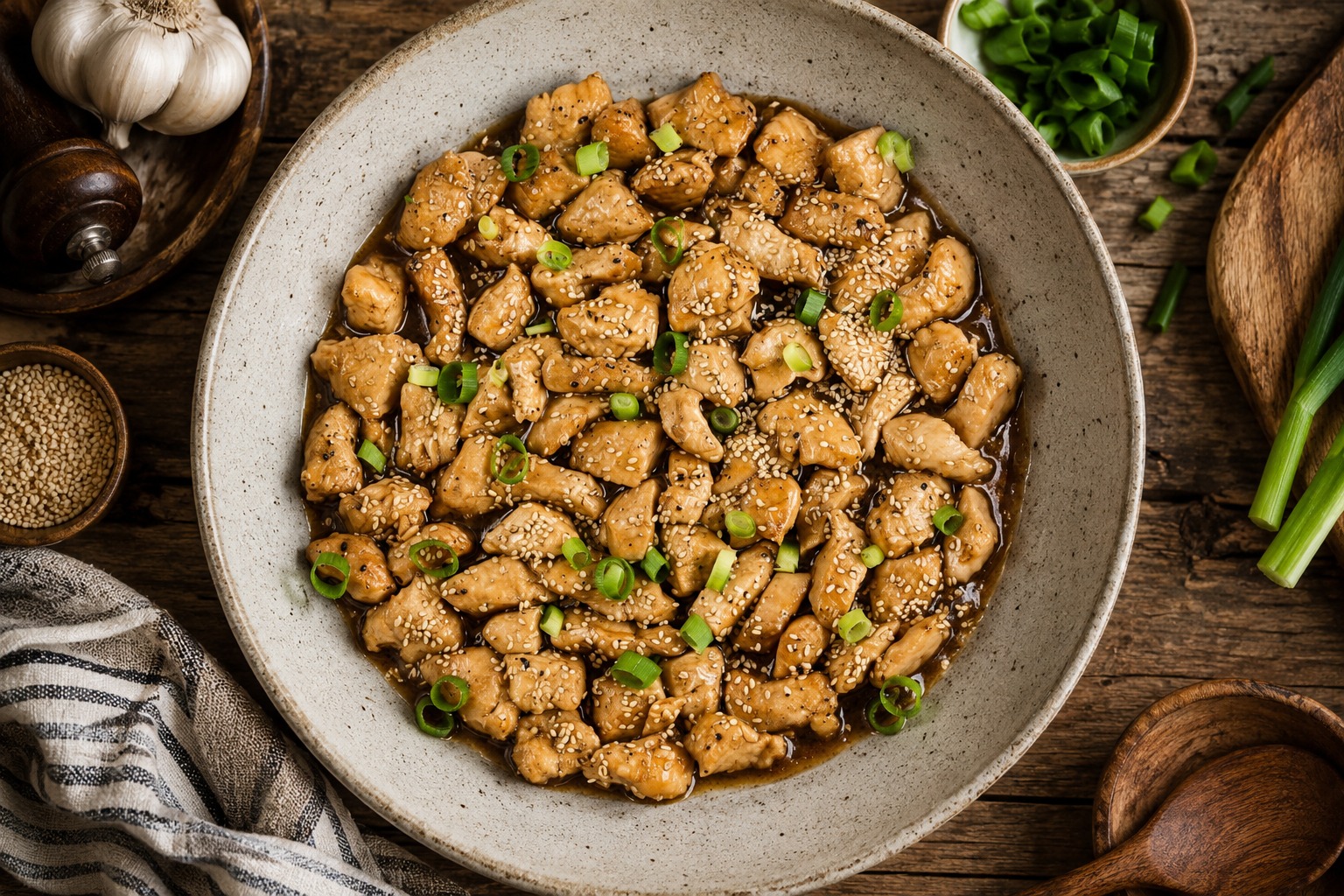 Sesame Chicken Stir-Fry