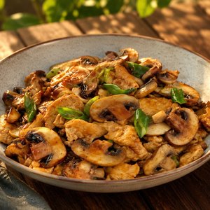 Chicken Mushroom Stir-Fry
