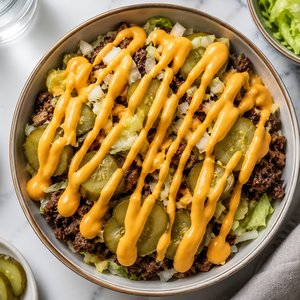 Ground Beef and Low-Carb Potato Bowls