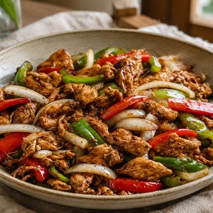 Chicken Breast in Black Pepper Sauce