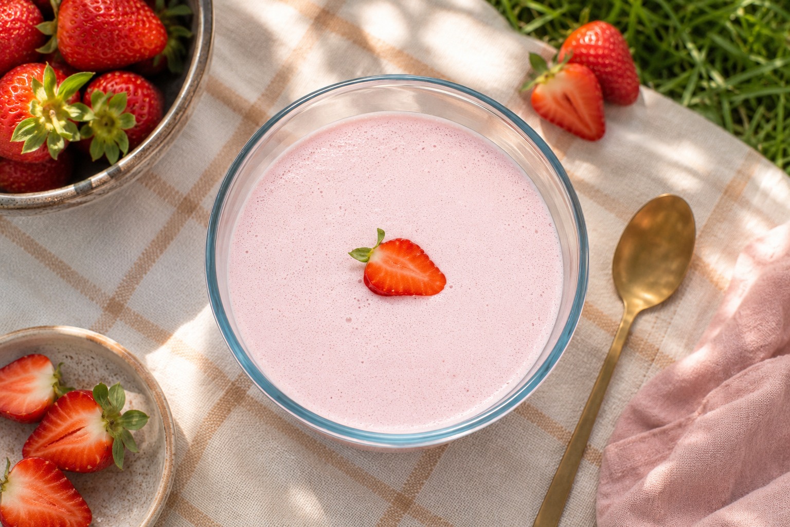 Strawberry Protein Mousse